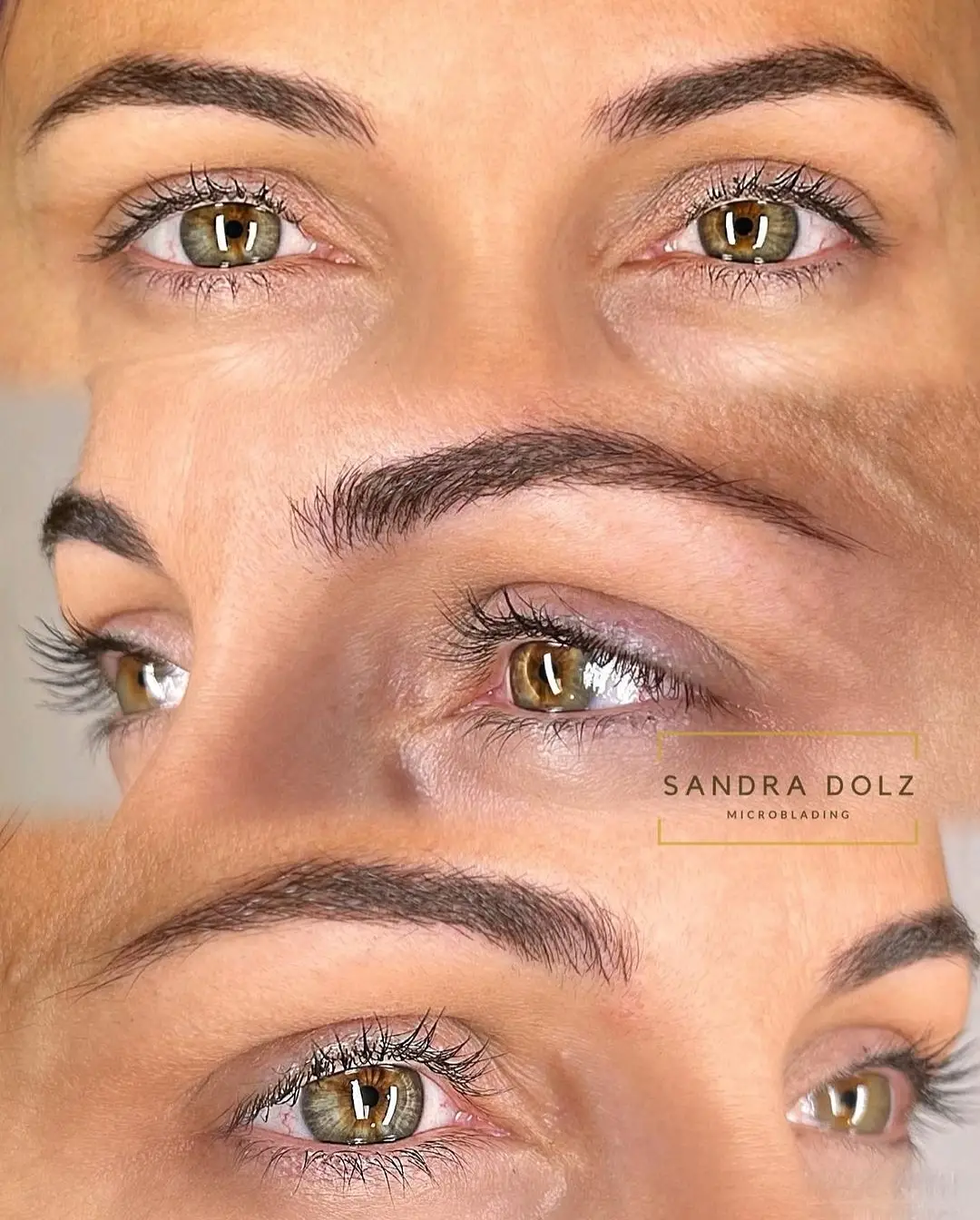 Resultado micropigmentación de cejas antes y después en Vila-seca